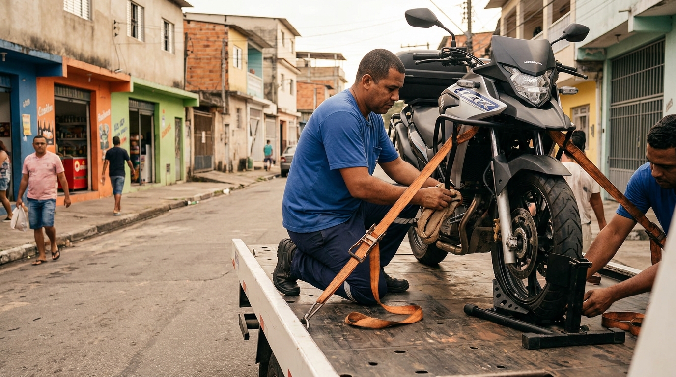 Guincho para Moto em São Carlos‑SP